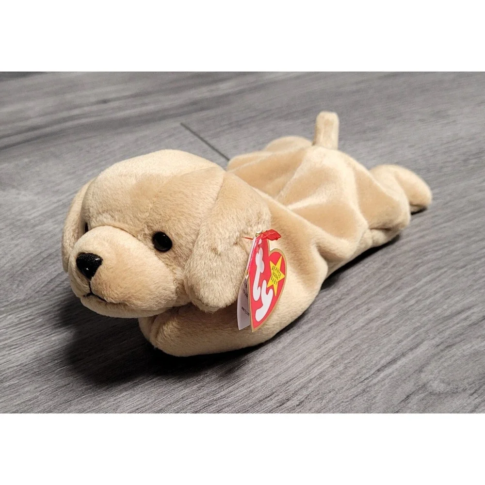 Ty Beanie Babies - Fetch the Golden Retriver/Puppy (1998)